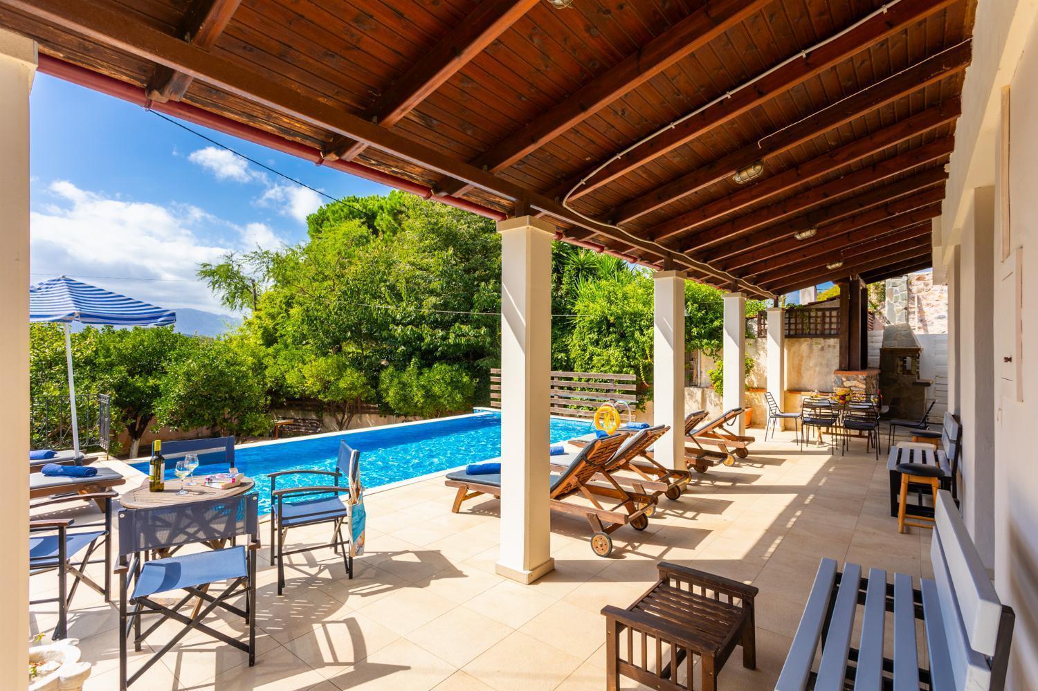 Villa Maro Large Private Pool Ac Wifi Kefalas Екстер'єр фото