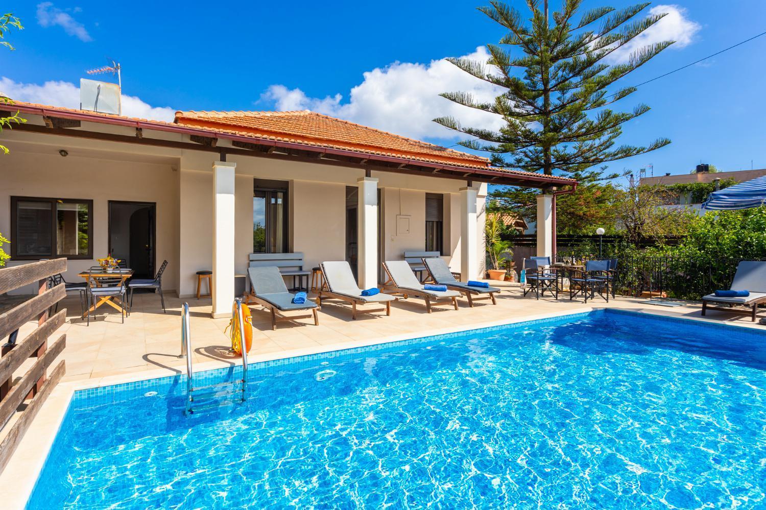 Villa Maro Large Private Pool Ac Wifi Kefalas Екстер'єр фото